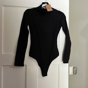 Reformation Jeans turtle neck bodysuit size S